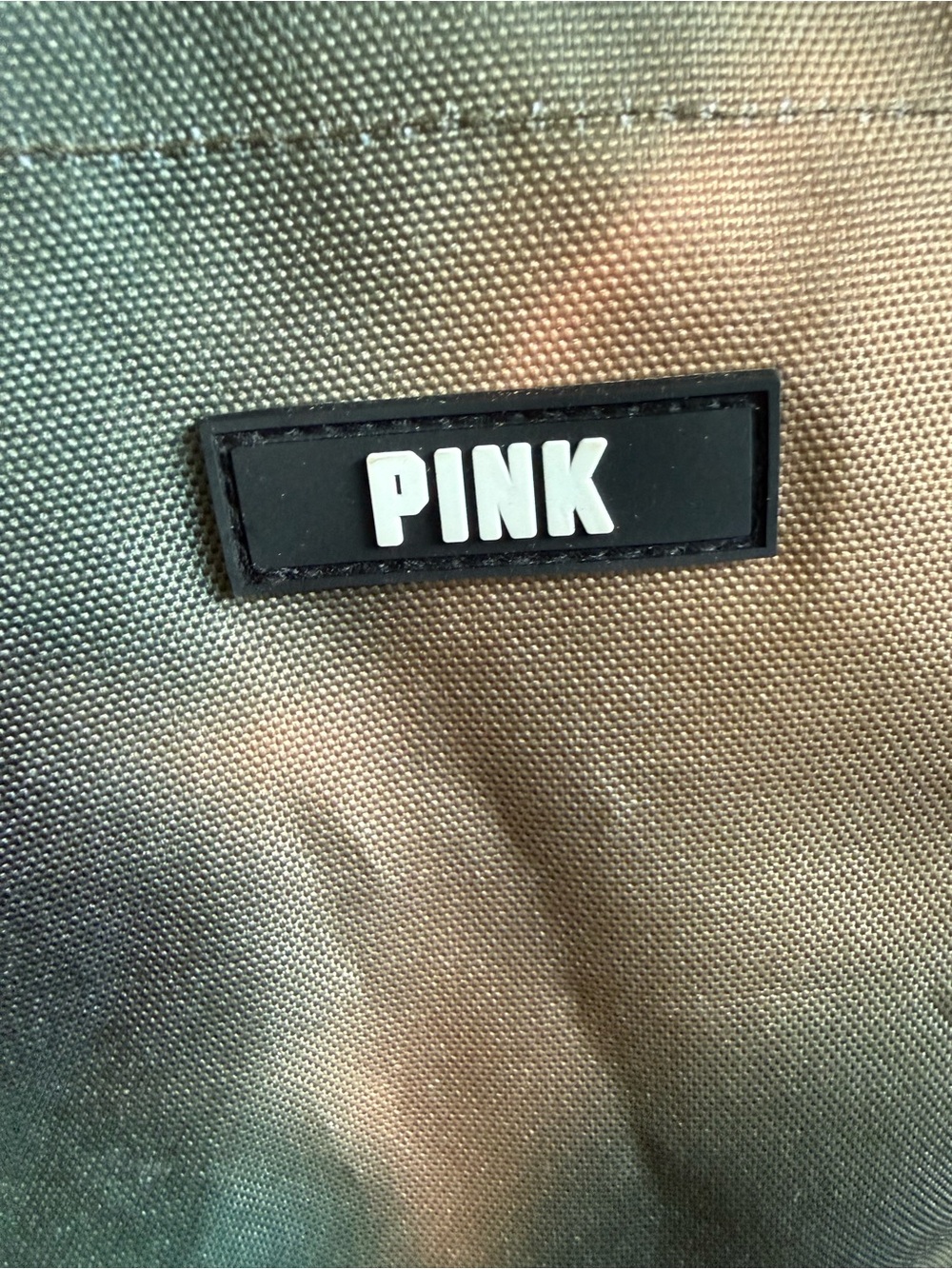 PINK Victoria's Secret Green Tie-Dye Travel Tote - Picture 9 of 10